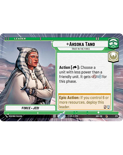 Ahsoka Tano - Trust in the Force (Hyperspace)(Leader)