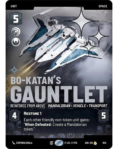 Bo-Katan's Gauntlet - Reinforce from Above