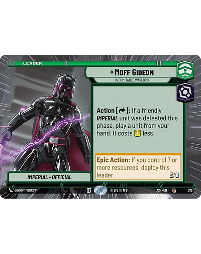 Moff Gideon - Indomitable Warlord (Hyperspace)(Leader)