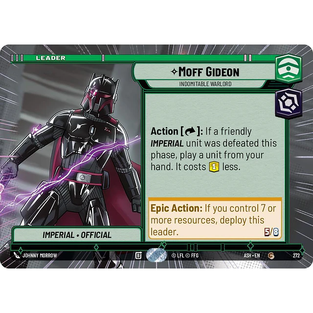Moff Gideon - Indomitable Warlord (Hyperspace)(Leader)