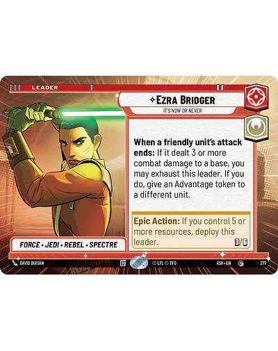 Ezra Bridger - It's Now or Never (Hyperspace)(Leader)