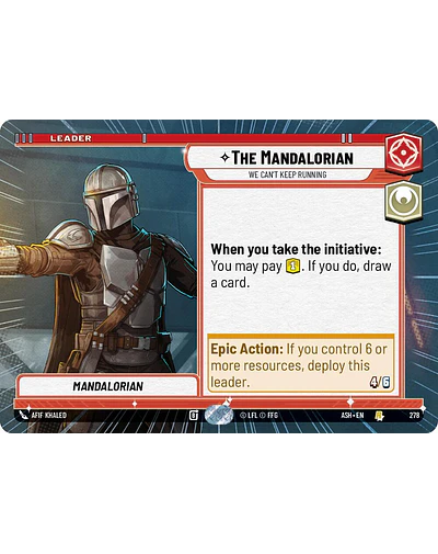 The Mandalorian - We Can't Keep Running (Hyperspace)(Leader)