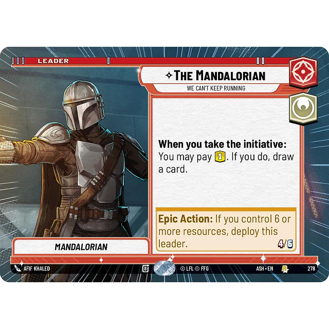 The Mandalorian - We Can't Keep Running (Hyperspace)(Leader)