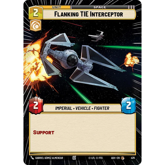 Flanking TIE Interceptor