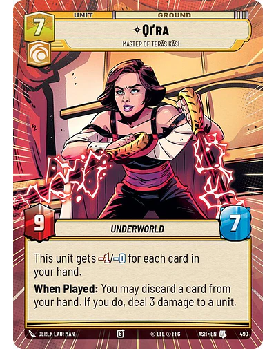 Qi'ra - Master of Teras Kasi