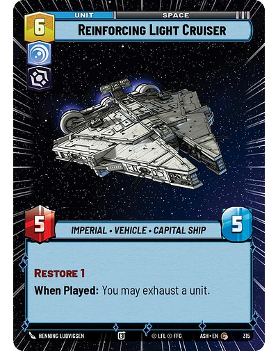 Reinforcing Light Cruiser