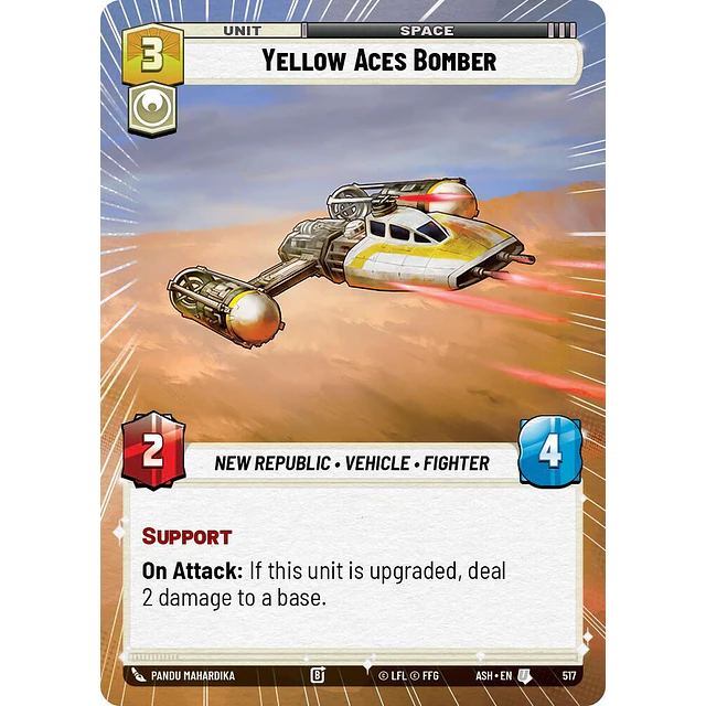 Yellow Aces Bomber 2
