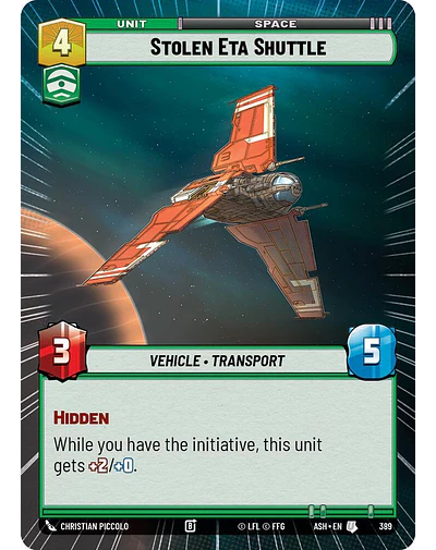 Stolen Eta Shuttle