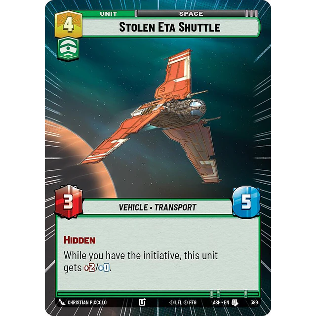 Stolen Eta Shuttle