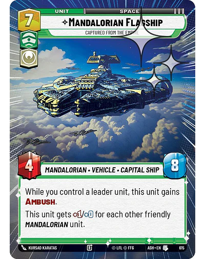 Mandalorian Flagship - Captured from the Empire