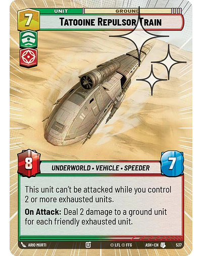 Tatooine Repulsor Train
