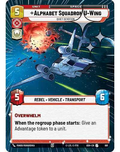 Alphabet Squadron U-Wing - Quiet Devotion