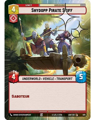 Shydopp Pirate Skiff