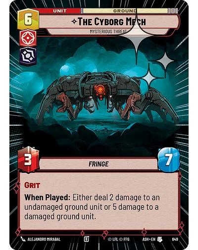 The Cyborg Mech - Mysterious Threat