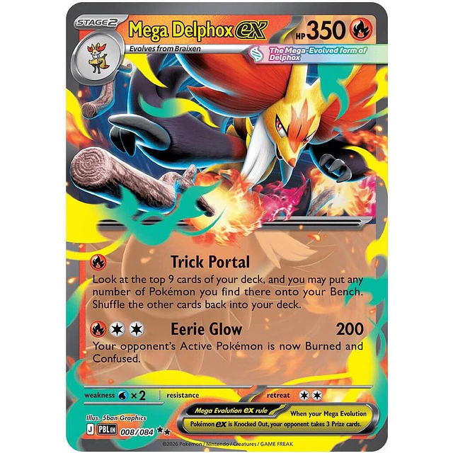 Mega Delphox ex 008/084 2