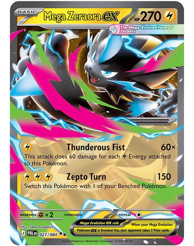 Mega Zeraora ex - 027/084 