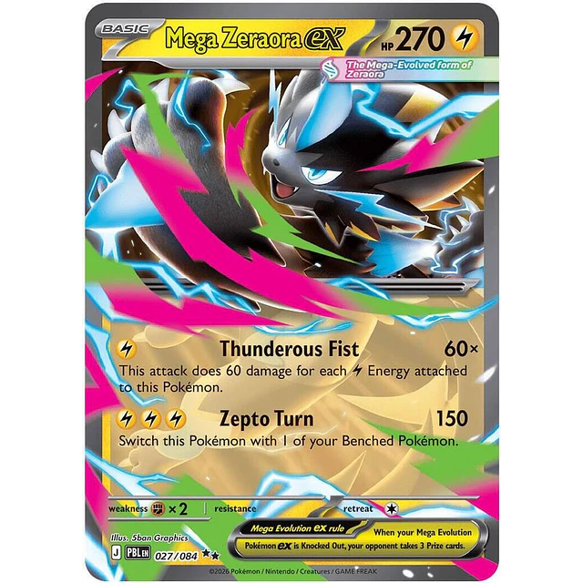 Mega Zeraora ex - 027/084 
