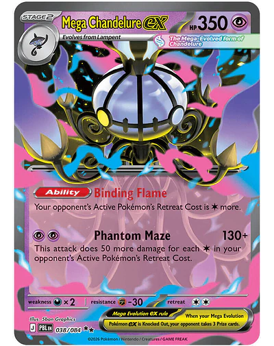 Mega Chandelure ex - 038/084