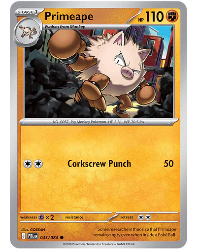 Primeape 043/084