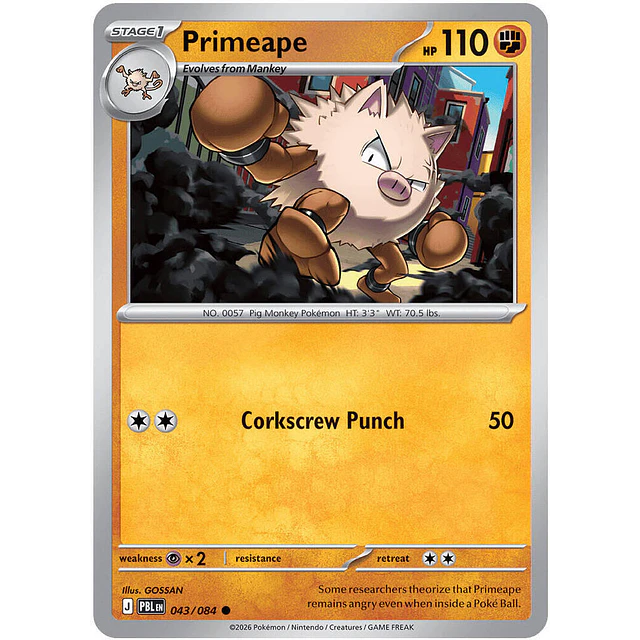 Primeape 043/084