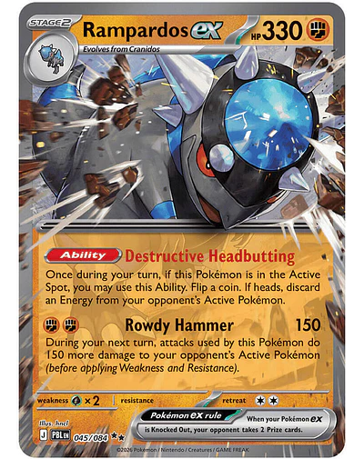Rampardos ex - 045/084