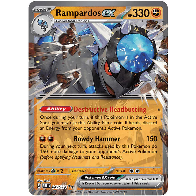 Rampardos ex - 045/084