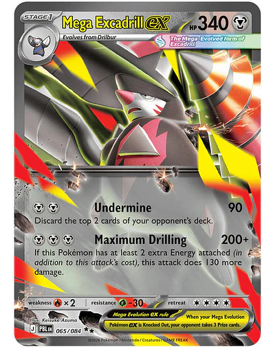 Mega Excadrill ex - 065/084