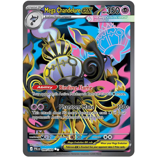 Mega Chandelure ex - 099/084 2