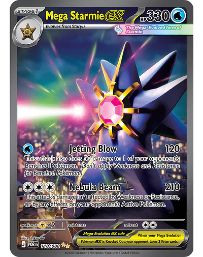 Mega Starmie ex - 118/088