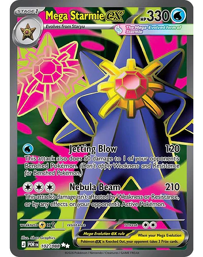 Mega Starmie ex - 102/088