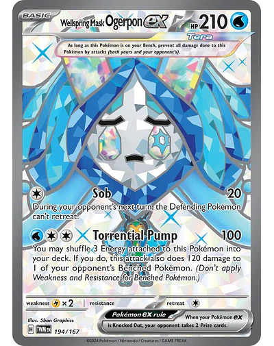 Wellspring Mask Ogerpon ex - 194/167 
