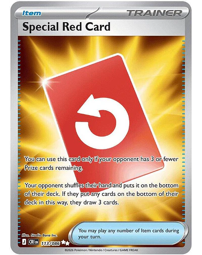 Special Red Card - 113/086