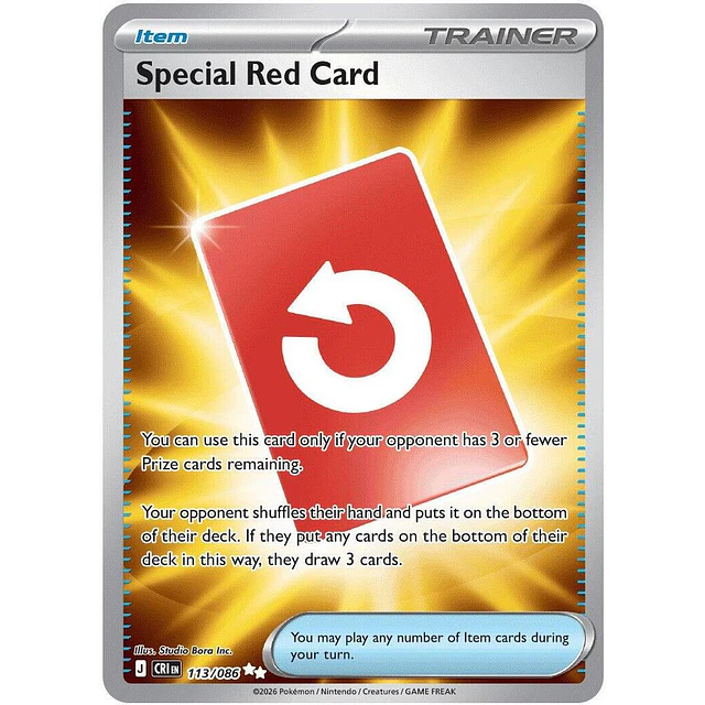 Special Red Card - 113/086