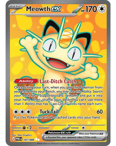 Meowth ex - 107/088 