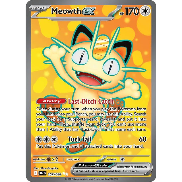 Meowth ex - 107/088 