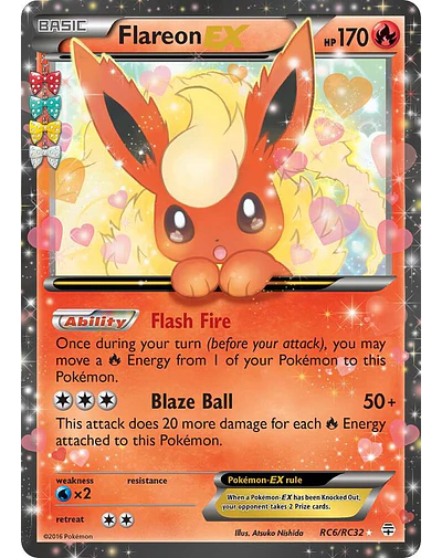 Flareon EX - Generations: Radiant Collection