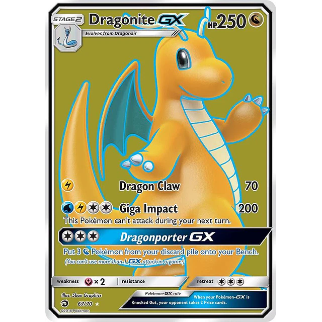 Dragonite GX (Full Art) 