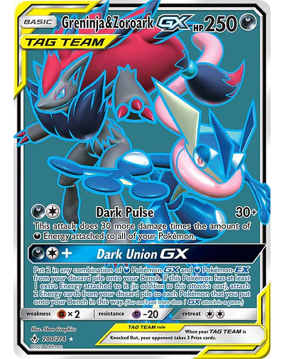 Greninja & Zoroark GX  (Full Art)