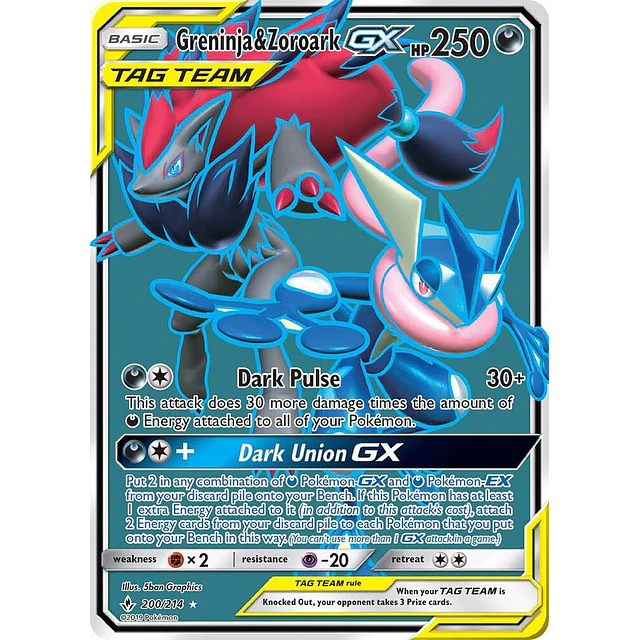 Greninja & Zoroark GX  (Full Art)