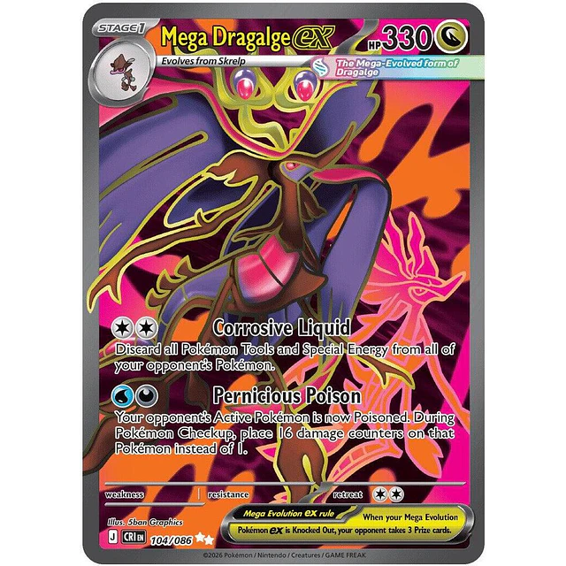 Mega Dragalge ex - 104/086
