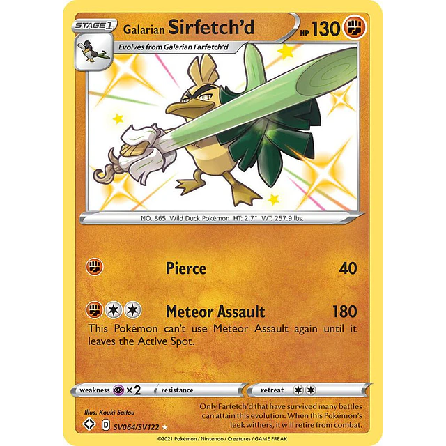 Galarian Sirfetch'd