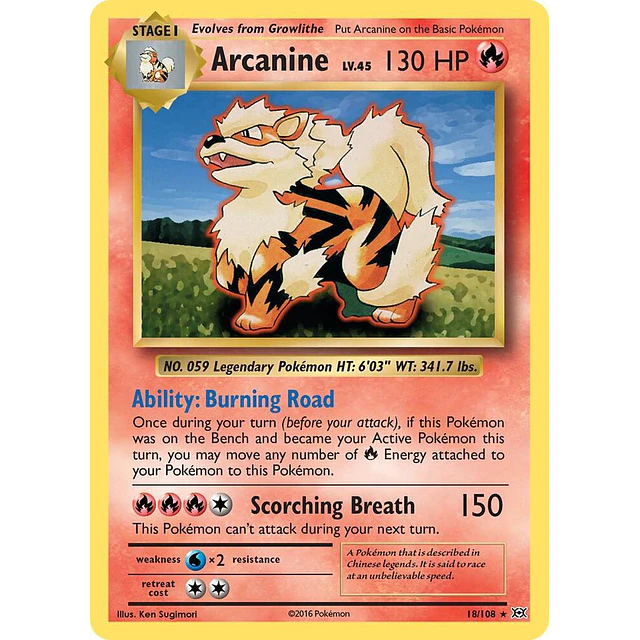 Arcanine - XY 