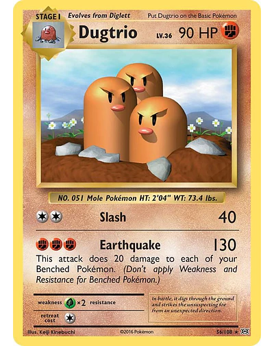 Dugtrio - XY