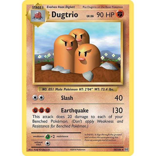 Dugtrio - XY