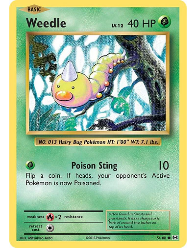 Weedle - XY