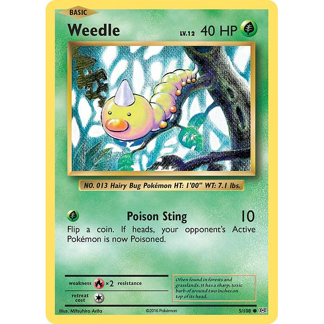 Weedle - XY