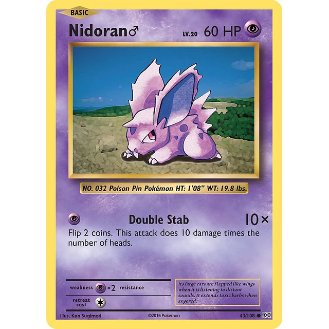 Nidoran M - XY 