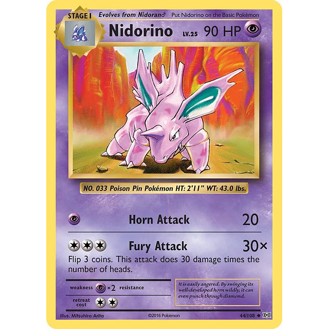Nidorino - XY