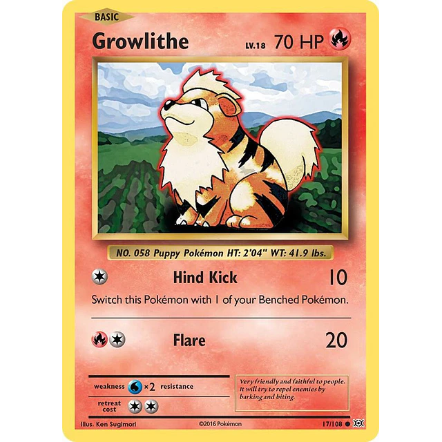 Growlithe - XY