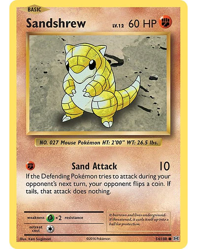 Sandshrew - XY